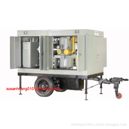Double-stage high-efficiency vacuum Insulation oil purifier, dielectric oil filtration, oil purification, oil treatment plant